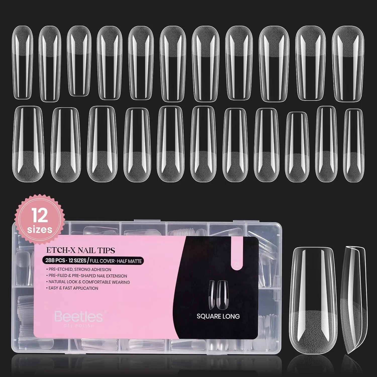 5 in 1 Nail Glue Kit for Acrylic Nails,2 Pcs 15Ml Super Strong Brush in Nail Gel Glue for False Nails Tips and Gel Nail Polish Led Lamp Required Nail Art Gift
