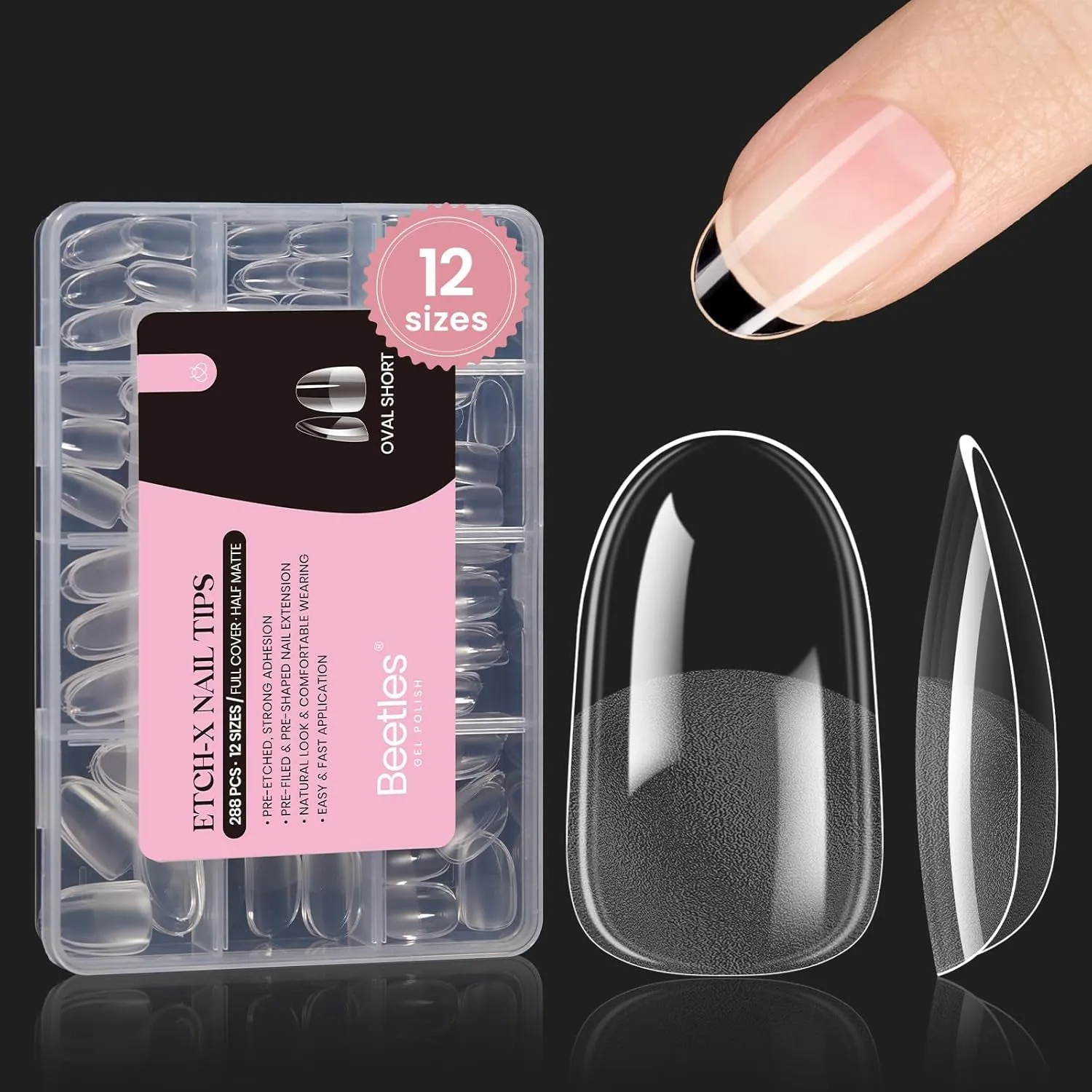 5 in 1 Nail Glue Kit for Acrylic Nails,2 Pcs 15Ml Super Strong Brush in Nail Gel Glue for False Nails Tips and Gel Nail Polish Led Lamp Required Nail Art Gift