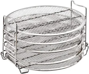 5 Layer Dehydrator Rack for Stainless Steel Stand Accessory for Air Fryer 6.5 8 Compatible Assorted Colors