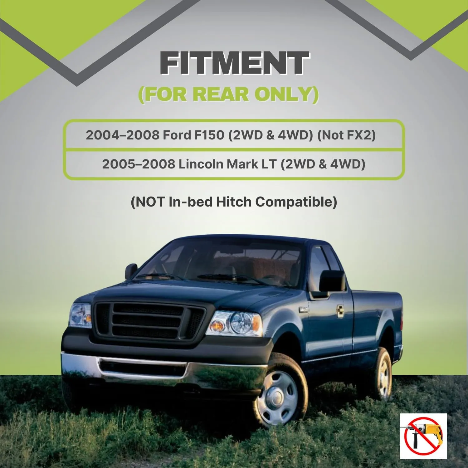 6,000 Lbs Rear Air Bags Suspension Kit for 2004-2008 Ford F150 Truck Towing, Replacement for Firestone 2350 Ride Rite Airbags for Trucks Rear Suspension