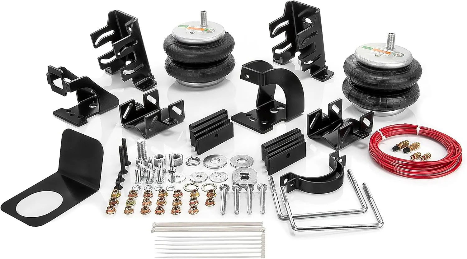 6,000 Lbs Rear Air Bags Suspension Kit for 2011-2016 Ford F250 F350 and 2011-2013 Ford F450 2WD 4WD Truck Towing, Replaces Firestone 2597 Ride Rite Airbags for Trucks Rear Suspension