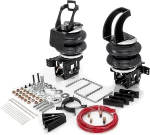 6,000 Lbs Rear Air Bags Suspension Kit for 2011-2016 Ford F250 F350 and 2011-2013 Ford F450 2WD 4WD Truck Towing, Replaces Firestone 2597 Ride Rite Airbags for Trucks Rear Suspension