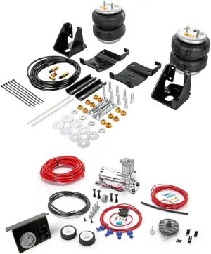 6,000 Lbs Rear Air Bags Suspension Kit with Onboard Air Compressor for 2000-2006 Toyota Tundra Truck Towing, Replacement for Firestone 2245 Ride Rite Airbags for Trucks Rear Suspension