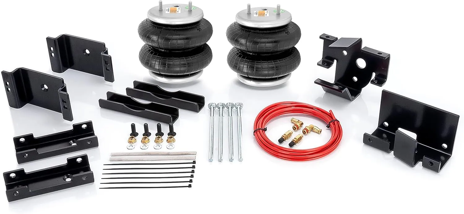 6,000 Lbs Rear Air Bags Suspension Kit with Onboard Air Compressor for 2014-2025 Dodge Ram 2500 2WD 4WD Truck Towing, Replacement for Firestone 2598 Ride Rite Airbags for Trucks Rear Suspension