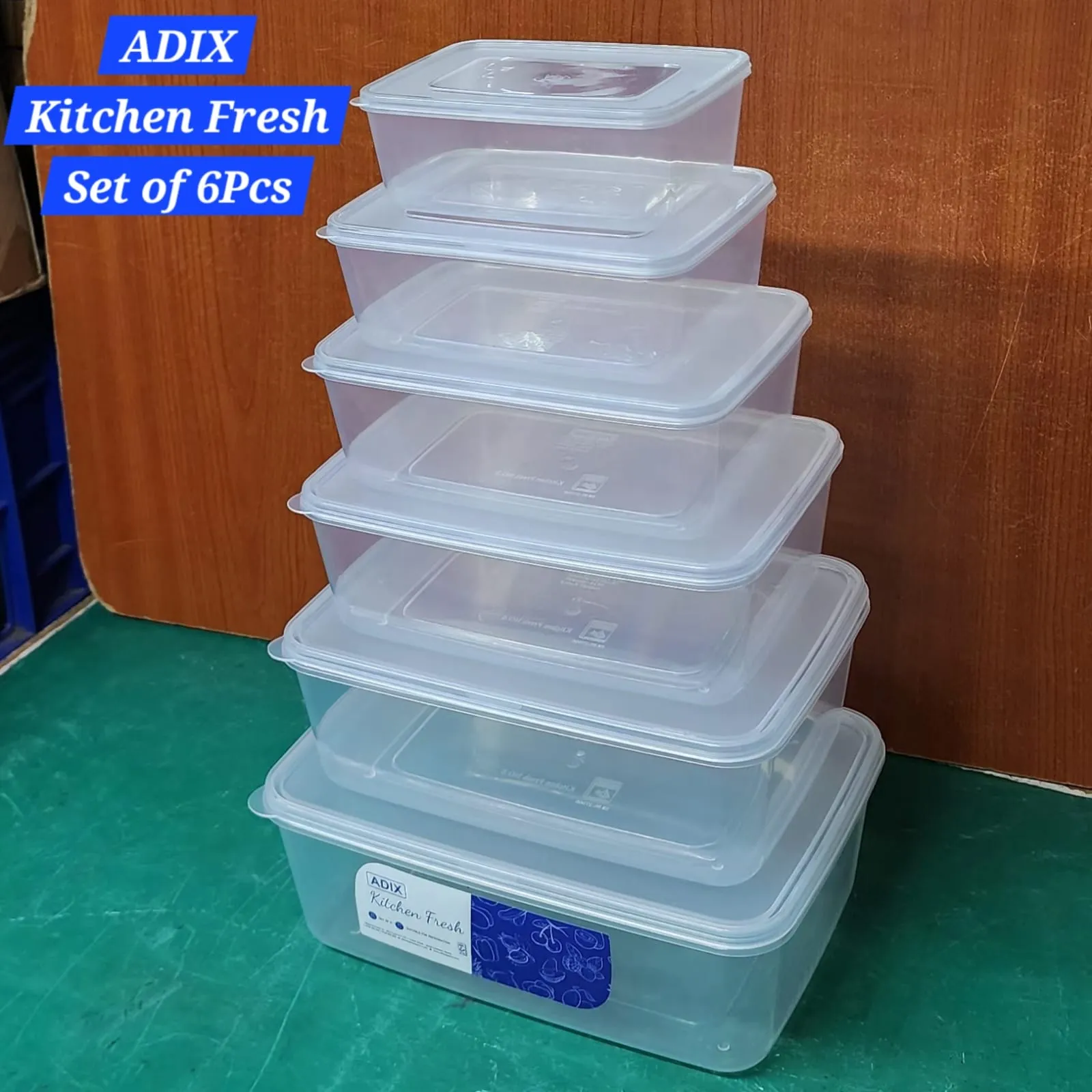 6Pc Food storage containers