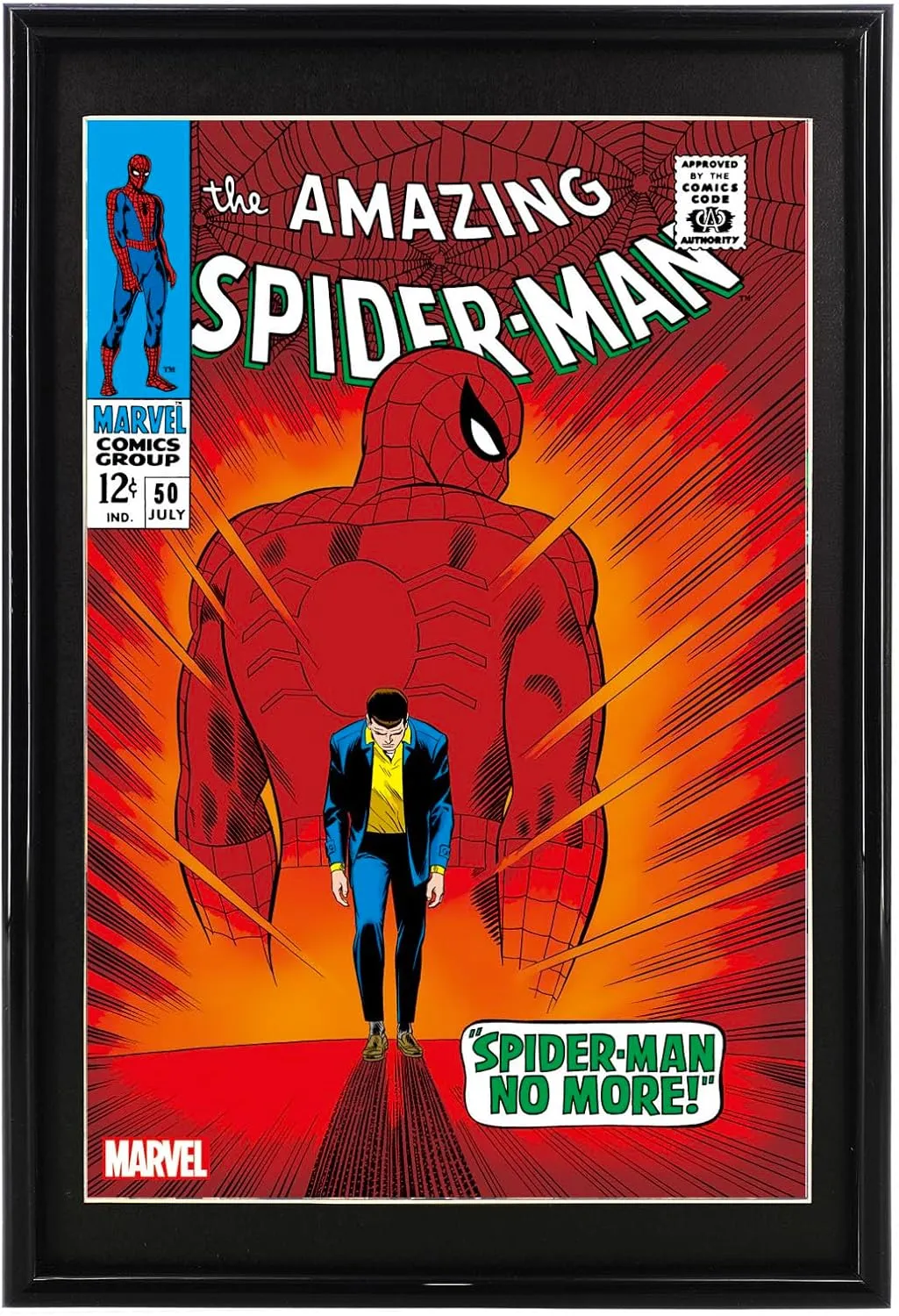 8 Pack, Comic Book Frame with Black Mat, UV Protection, Fits Current and Standard Size Comic up to 6 3/4" x 10 1/4", Fits Comic Book Bags and Sleeves, Wall or Tabletop Display