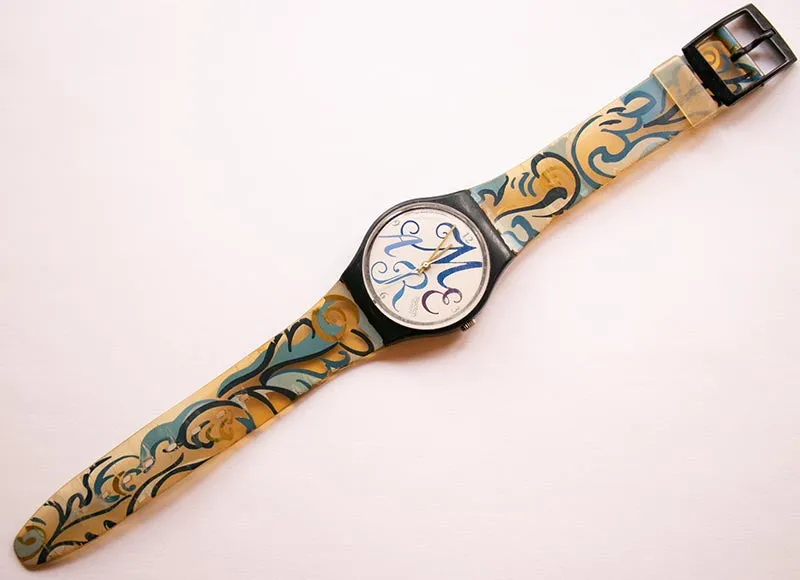 90s Vintage ALGARVE GN128 Swiss Swatch Watch | 1993 Swatch Watch Collection