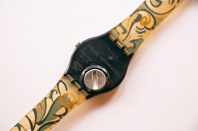 90s Vintage ALGARVE GN128 Swiss Swatch Watch | 1993 Swatch Watch Collection