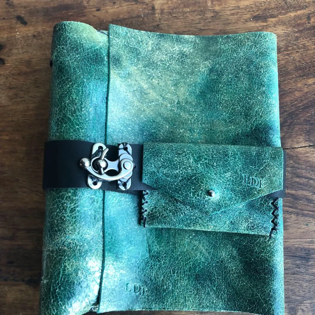 A5 Binder Diary / Junior Leather Binder / Leather 3 Ring Notebook