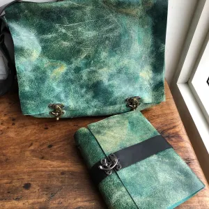 A5 Binder Diary / Junior Leather Binder / Leather 3 Ring Notebook