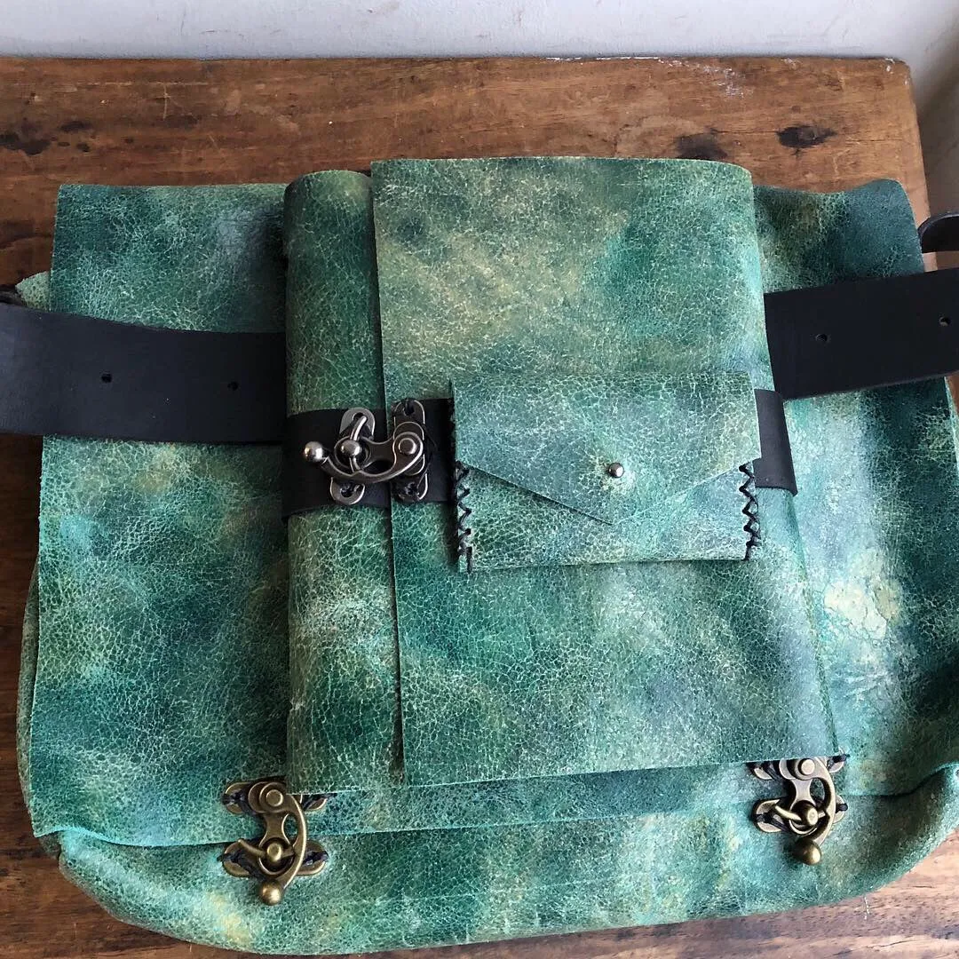 A5 Binder Diary / Junior Leather Binder / Leather 3 Ring Notebook