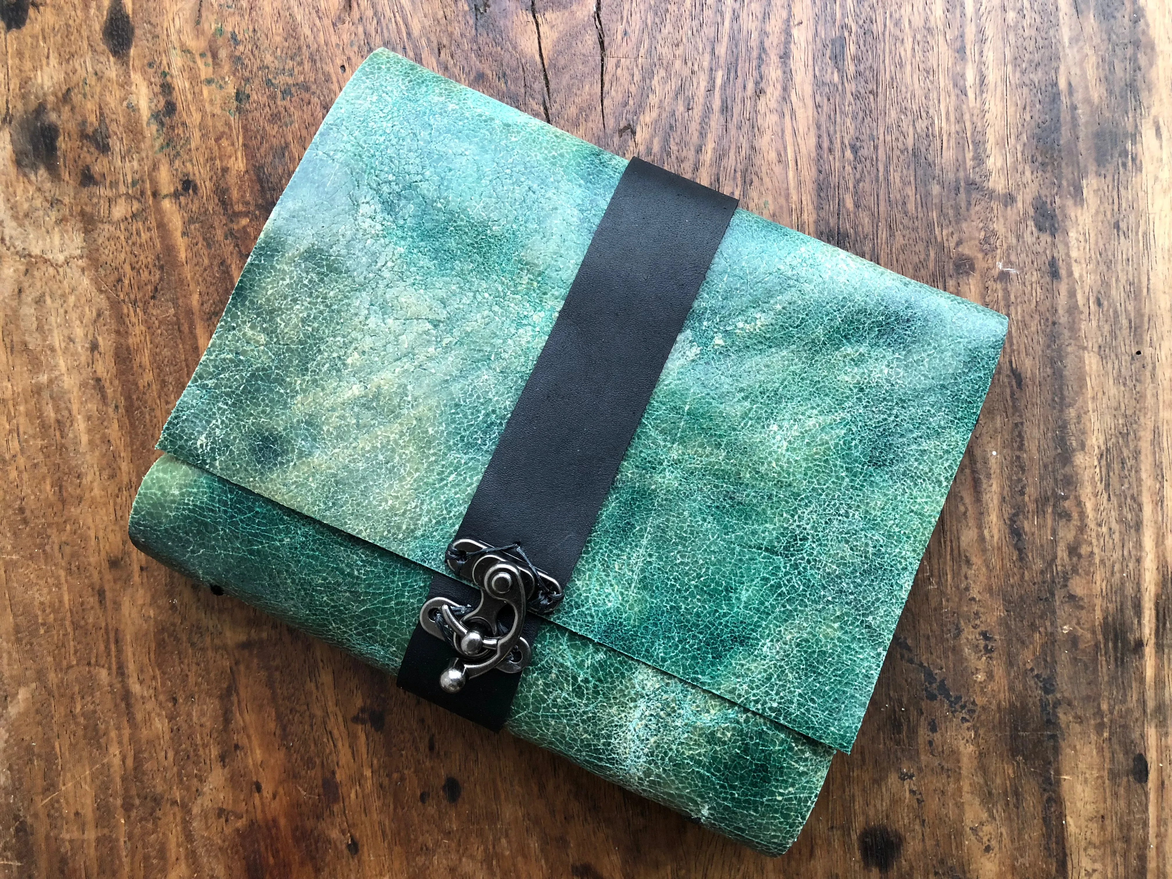 A5 Binder Diary / Junior Leather Binder / Leather 3 Ring Notebook