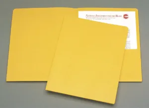 AbilityOne® Double Pocket Portfolio, Yellow