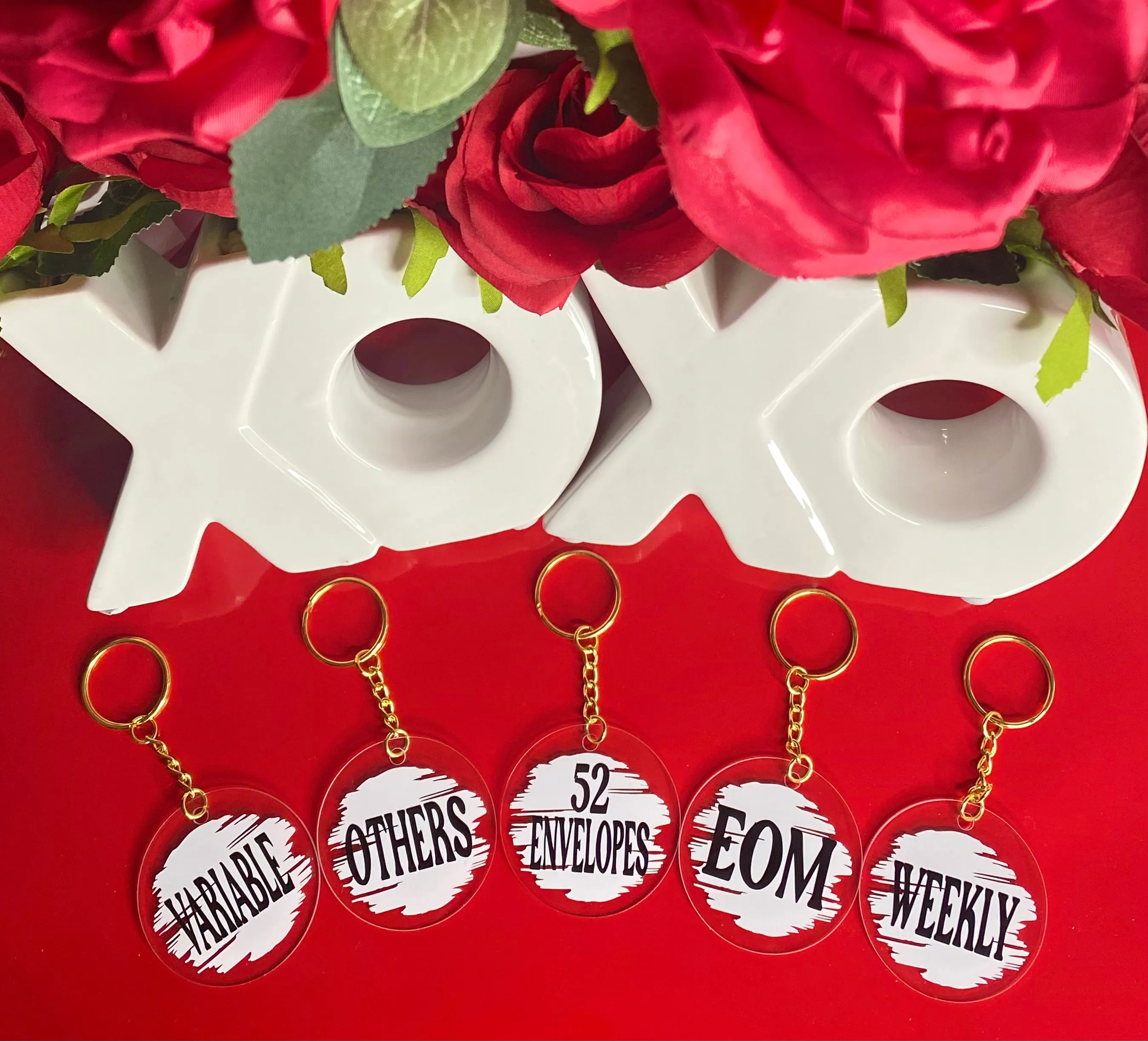 Acrylic Key Chain Labels
