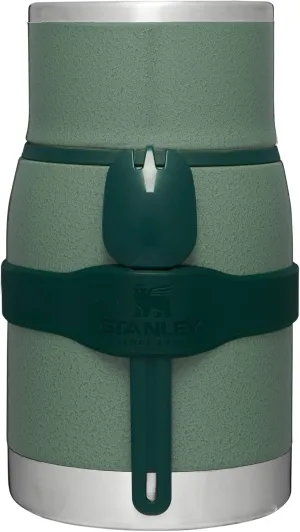 Adventure To-Go Food Jar and Spork | Vacuum Insulated Thermos Food Container | Stainless Steel | BPA-Free
