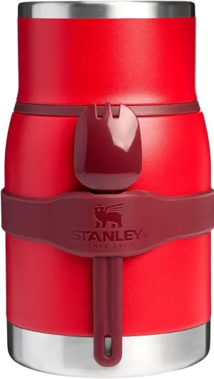 Adventure To-Go Food Jar and Spork | Vacuum Insulated Thermos Food Container | Stainless Steel | BPA-Free