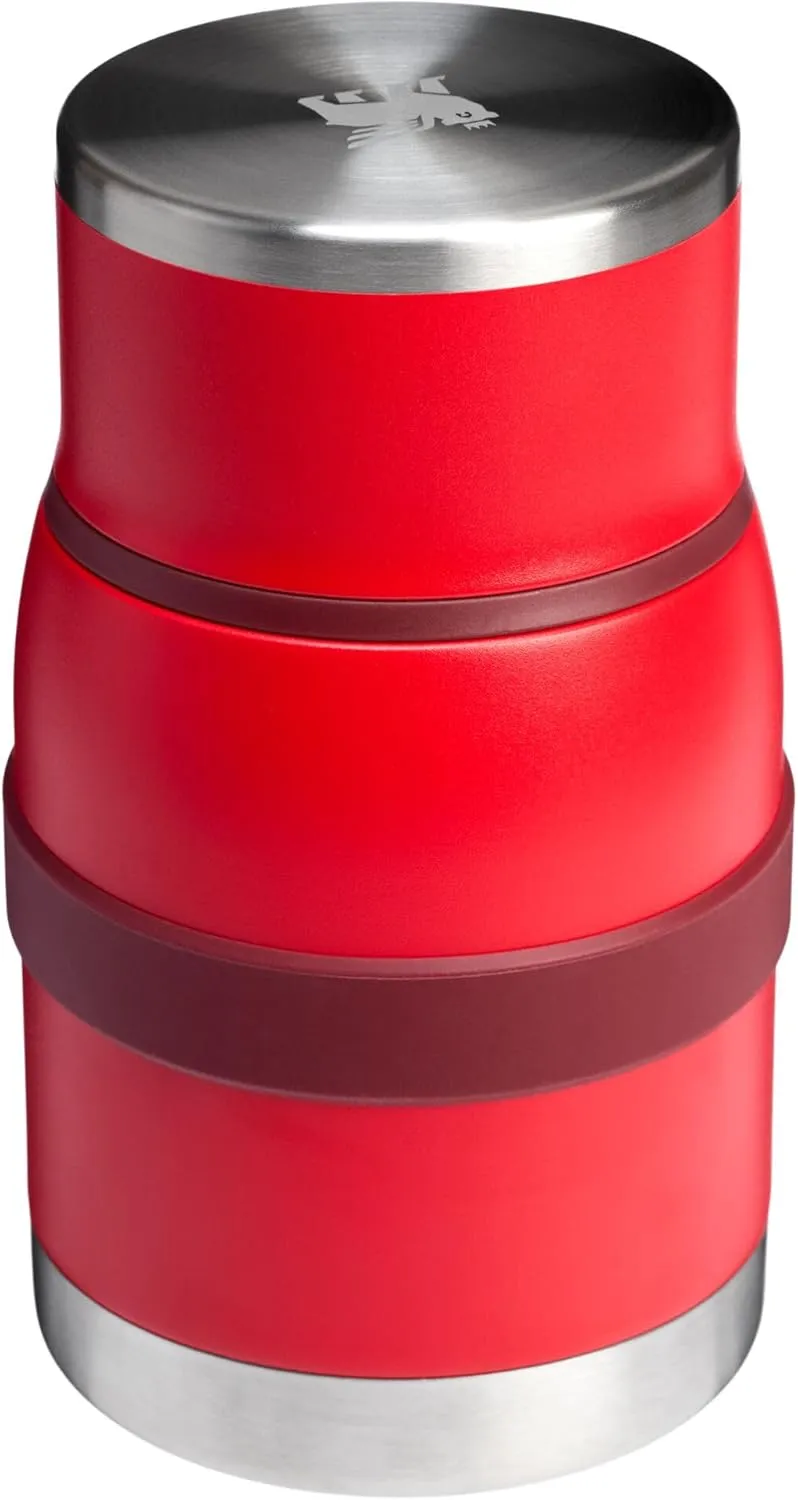 Adventure To-Go Food Jar and Spork | Vacuum Insulated Thermos Food Container | Stainless Steel | BPA-Free