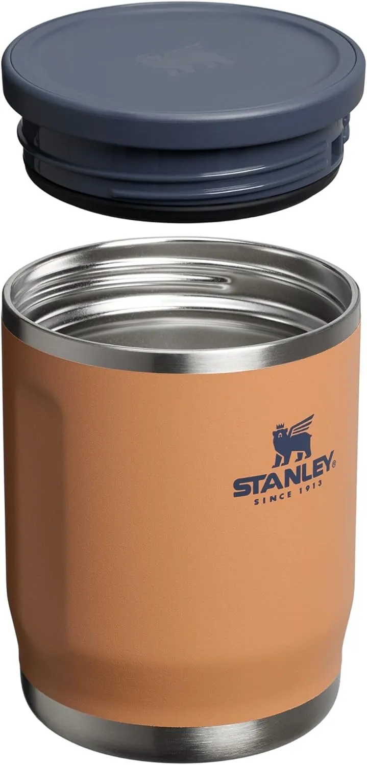 Adventure To-Go Food Jar | Vacuum Insulated Thermos Food Container | Wide Mouth Screw On Lid | Packable for Travel | Stainless Steel with Leakproof Lid | BPA-Free
