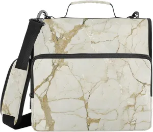ALAZA Grey Marble Gold Texture Travel Duffel Bag for Women Men Sports Gym Bag with Shoe Compartment Tote Weekender Overnight Bag with Wet Pocket for Travel, Gym,Yoga,Swimming