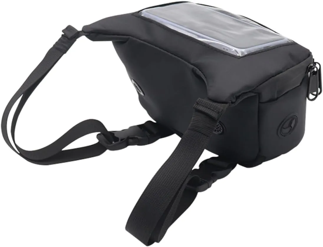 Alipis Cycling Head Bag Bike Handlebar Bag Carrier Cycle Front Bag Bike Handle Pouch Bike Bag Bicycle Handlebar Bag Cycling Bag Cycling Pouch Bike Accessories Polyester Black