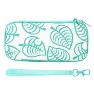 ANGGREK Game Travel Bags Game Storage Bag Protective Case for Animal Crossing with Thick EVA Material Scratch Flannelette Elastic Rubber Frame Double Zippers Hand Strap