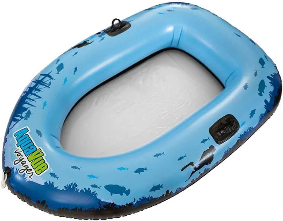AQUAVUE Voyager, Clear Bottom Inflatable Raft, for Kids and Adults