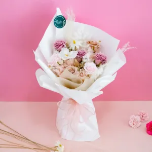 Arabella Bouquet (Preserved & Soap Flower) (Klang Valley Delivery)