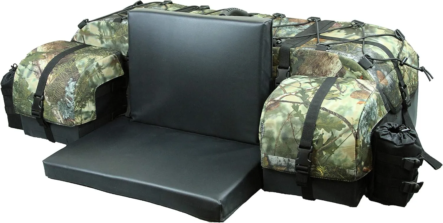 Arch Series Oversized Rear Rack Utility Pack, Padded ATV Cargo Bag - Kings Mountain Shadow Camo