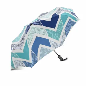 arrowhead pattern Umbrella Automatic Foldable with totes