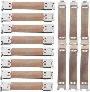Artibetter 20Pcs Flex Frame Bag Closures for Handbags Internal Metal Hinges Spring Clip for DIY Crafts Compatible with Canvas Materials Easy Open
