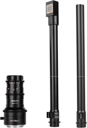 AstrHori 28mm F13 Upgrade Direct-View & 90° Periprobe Lens 2X Manual Macro Lens with 360° Rotating Base for Leica/Panasonic/Sigma L Mount Mirrorless Cameras FP,S5,S1,S1R,S1H,SL,TL,TL2.etc