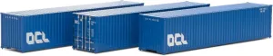 Athearn HO 40' Corrugated Low-Cube Container OCLU #2 3 ATH27058 HO Vehicles