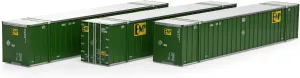 Athearn HO RTR 53' Stoughton Containers EMP # 2 3 ATH40127 HO Vehicles