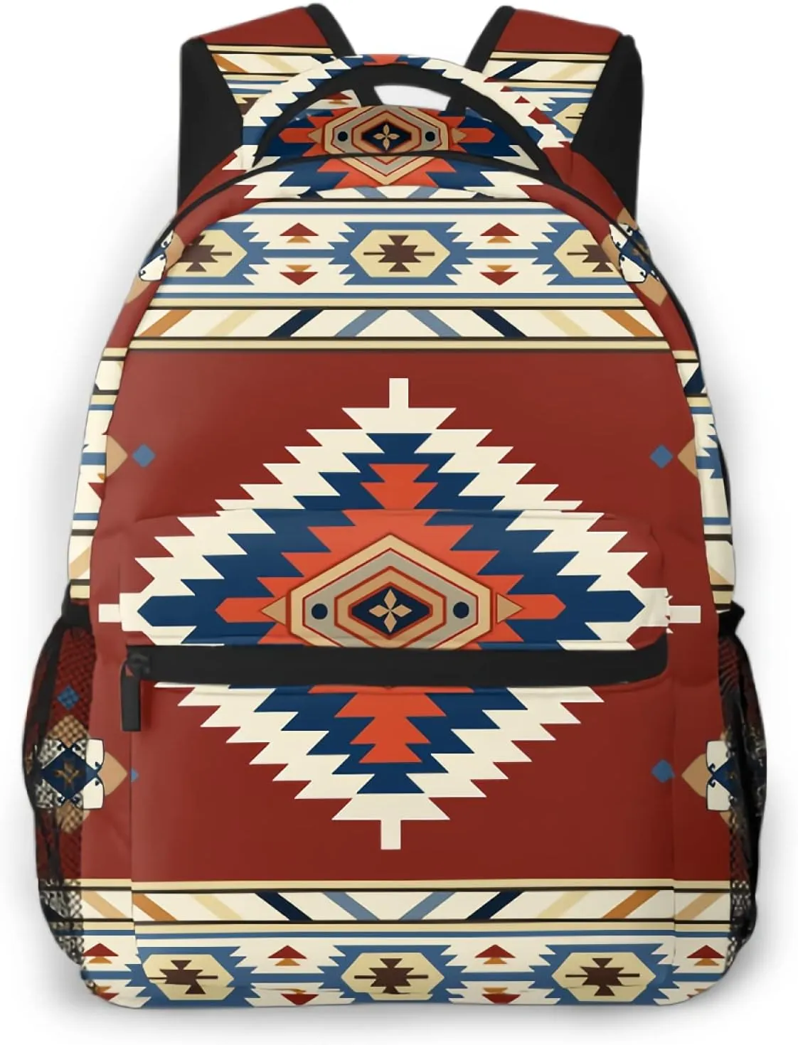 Aztec Backpack Tribal Western backpack for Boys Girls Elementary School Navajo Bags Back to School Gift Bookbag 2nd 3rd 4th 5th 6th Grade One Size