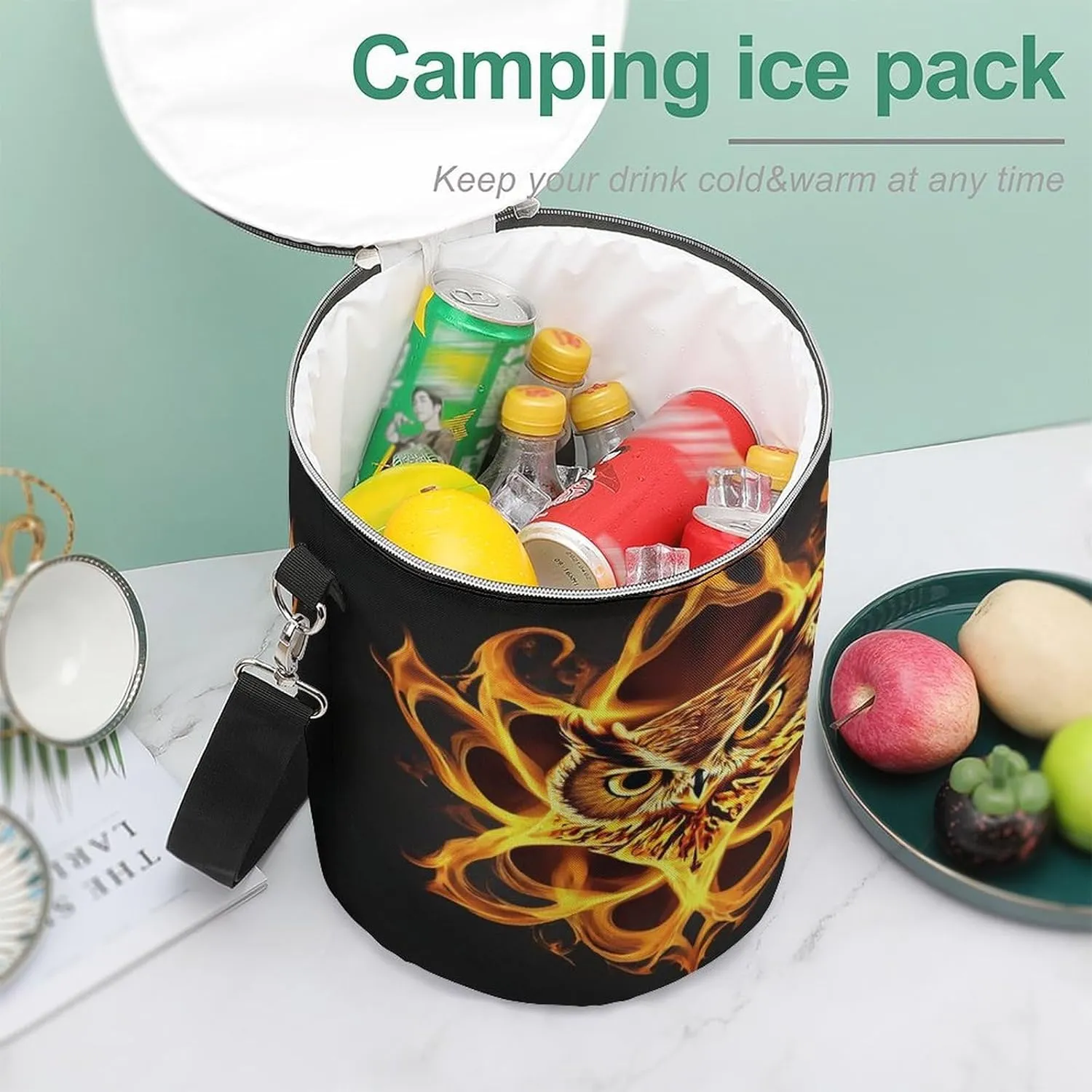 Backpack Cooler with Shoulder Strap, Insulated Cooler Bag for Outdoor Accessories