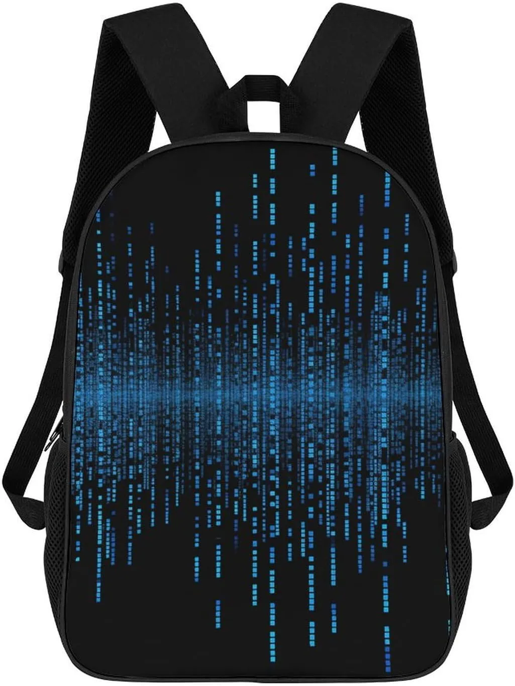 Backpack for Women Men Laptop Backpack The Blue Binary Matrix Casual Daypack Work Travel Computer Backpack