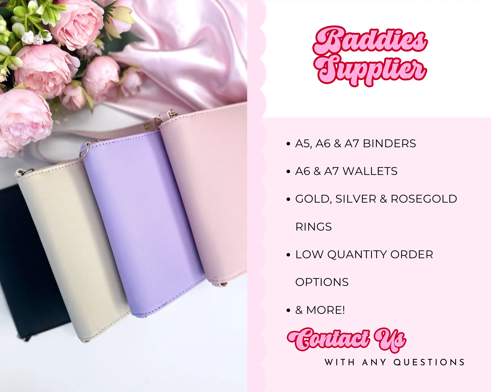 Baddies & the Bag Binder & Wallets Supplier