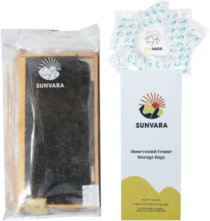 Bee Storage Beehive Frame Honeycomb Resealable Bag Reusable Beekeeping Equipment For Bee Hive Frame 10 Bags