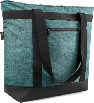 BeeGreen Insulated Cooler Bag Leakproof Freezer Shopping Tote for Groceries Thermal Food Delivery Bag