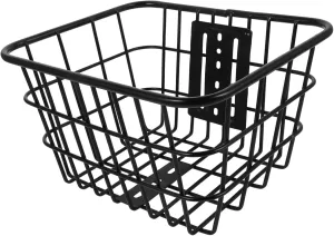 BESTonZON Multi Use Front Bike Basket Heavy Duty Bicycle Vegetable Basket Easy Install Handlebar Storage for Cycling Compatible with Bikes Durable Stable Design