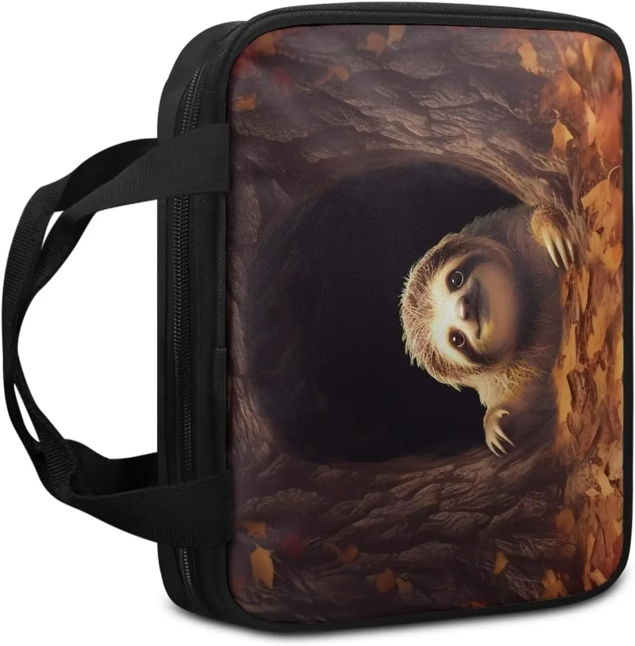 Bible Cover, Sloth Carrying Book Case Church Bag Bible Protective, Gift for Mother Kids Girls Women