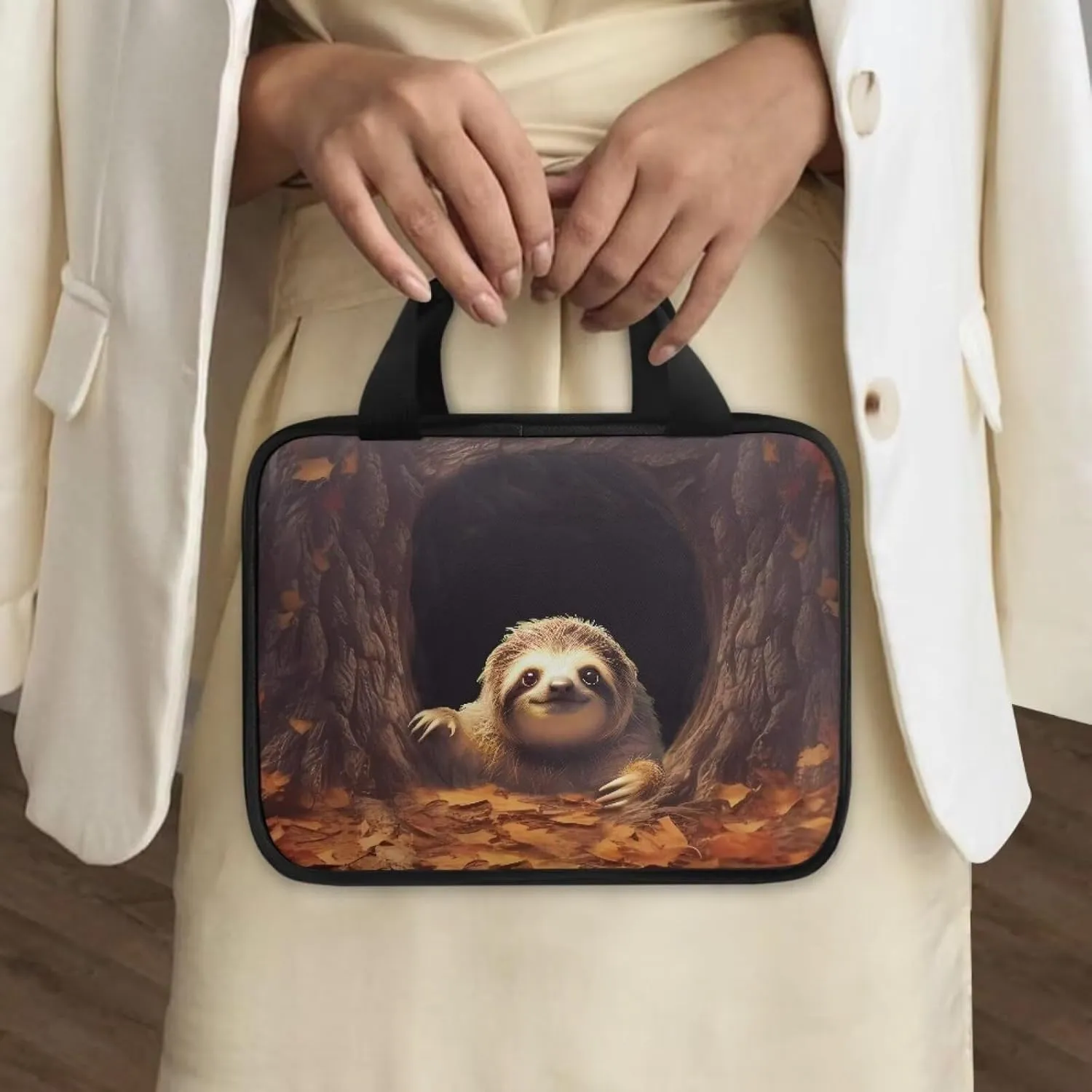 Bible Cover, Sloth Carrying Book Case Church Bag Bible Protective, Gift for Mother Kids Girls Women