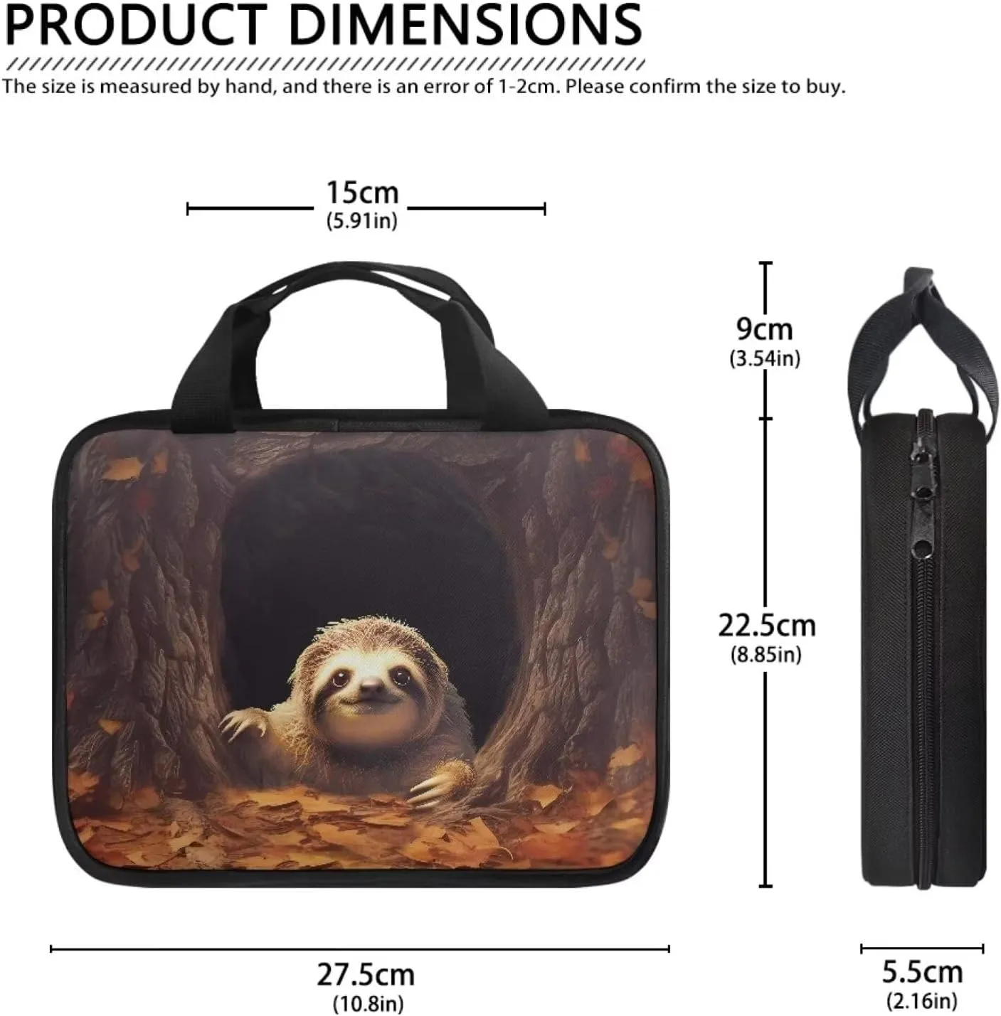 Bible Cover, Sloth Carrying Book Case Church Bag Bible Protective, Gift for Mother Kids Girls Women