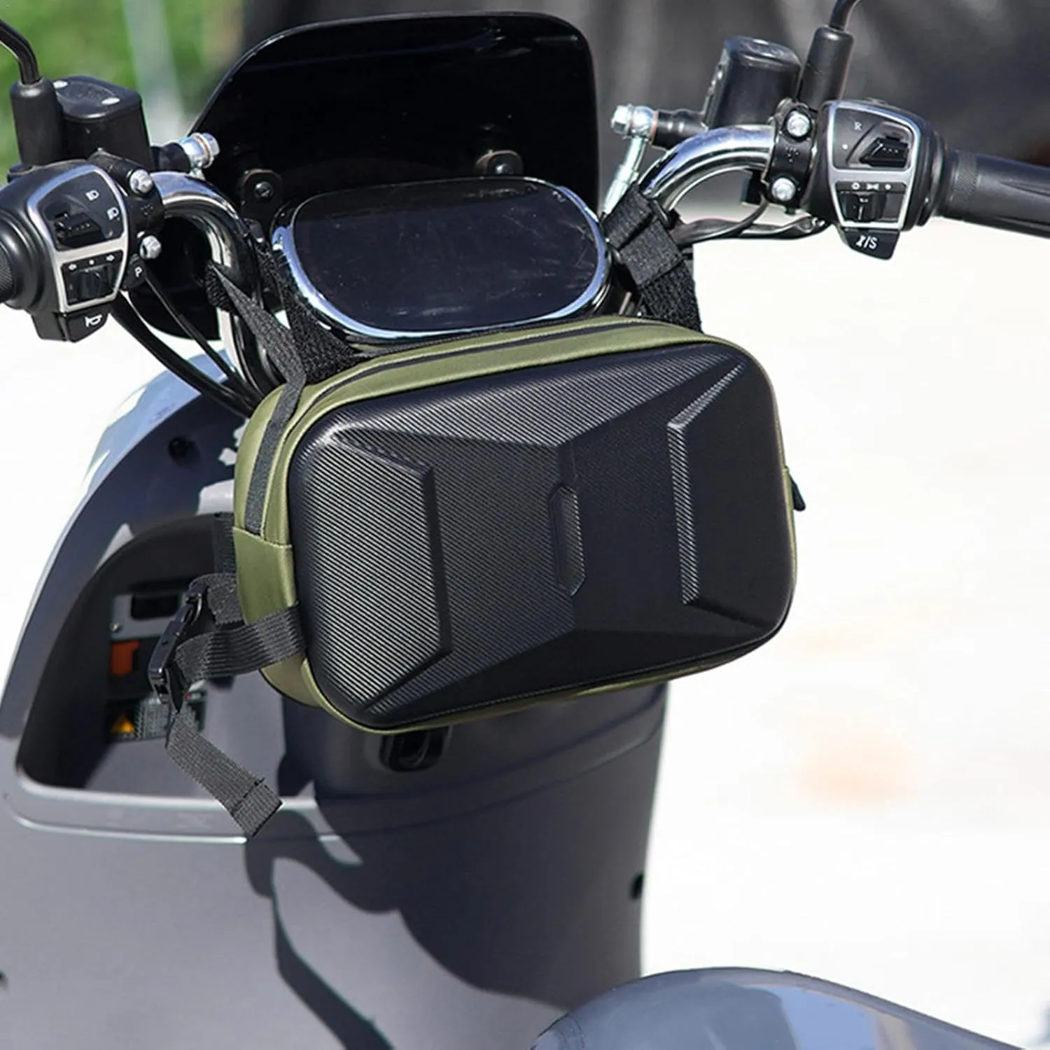Bike Handlebar Bag | Handy Front Bike Bags,3L Handy Handlebar Storage Pouch Pack, Road Bike Basket Frame Bag for Stunt, Kick, Self Balancing Scooters