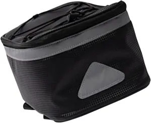 Bike Rear Seat Storage Box Rear Rack Bag Large Capacity Bike Bag Zipper Easy Install Perfect for Bicycles