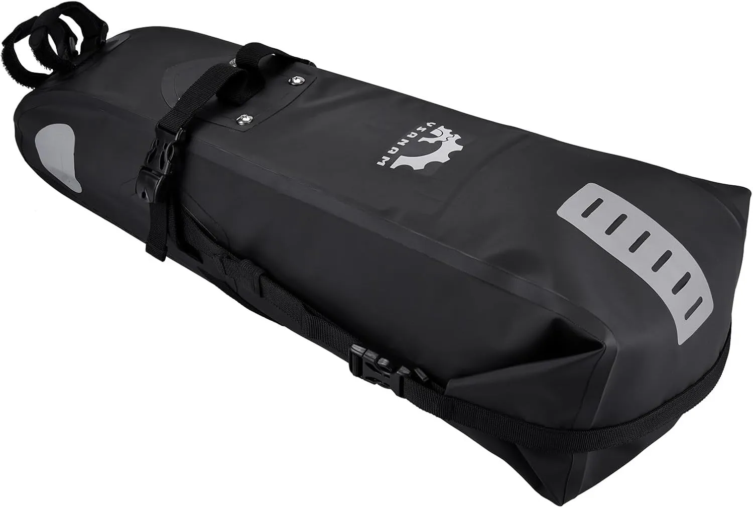 Bike Saddle Bag 10L Adjustable Bike Seat Bag Bike Packing Gear with Roll-Top Closure Bikepacking Bags for Mountain Road Bikes