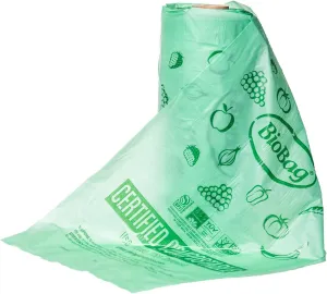 BioBag (USA) 100% Certified Compostable Produce Bags, 11x17, 3200 Count, Perfect for the Grocery store or Farmers Market