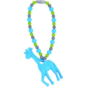 Blue Giraffe Baby Carrier Teether Toy