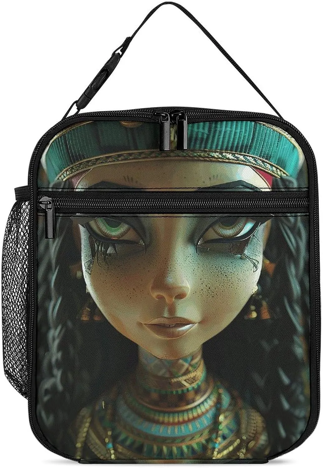 Blur Lighting Style Lunch Bag for Women Lunch Tote Bags Insulated Lunch Box for Men Lunchbox Reusable Lunch Cooler Bag Leakproof Lunch Container for Work Picnic Travel