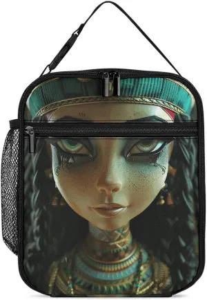 Blur Lighting Style Lunch Bag for Women Lunch Tote Bags Insulated Lunch Box for Men Lunchbox Reusable Lunch Cooler Bag Leakproof Lunch Container for Work Picnic Travel